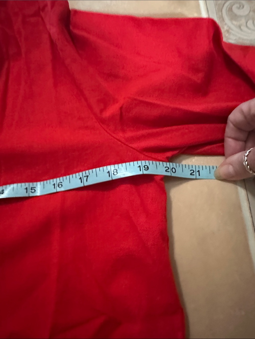 Red Button-Front Relaxed Shirt - Picture 4 of 6